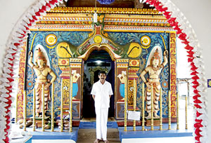 Varuna Bandara, the Kapu Rala or Kapu Mahattaya of the Maha Vishnu Devalaya